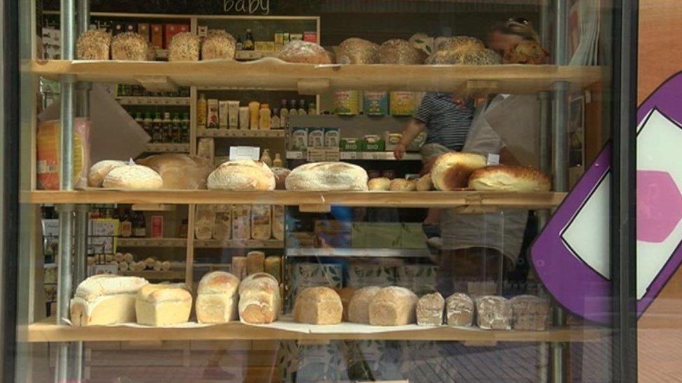 Bakery in Wapping Wharf