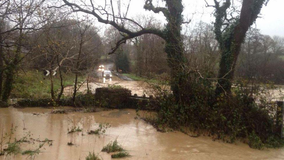 Flooding in Crundale