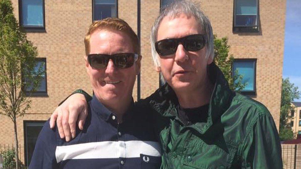 Craig Gill (left) with Clint Boon