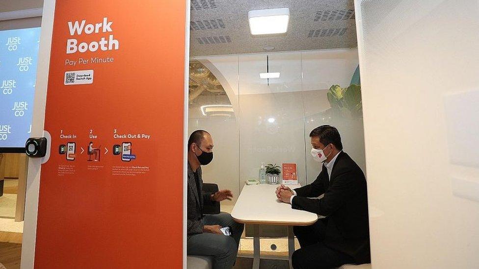 A Switch meeting booth