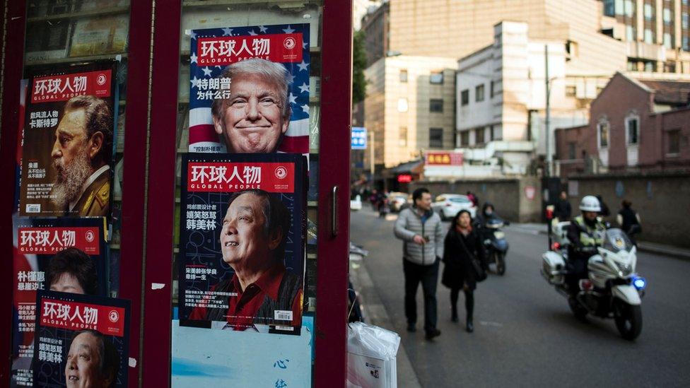 A newsstand