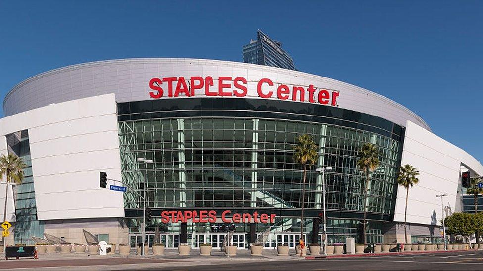 The Staples Center