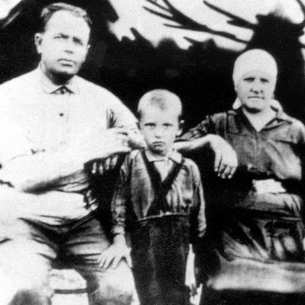 Gorbachev as a child