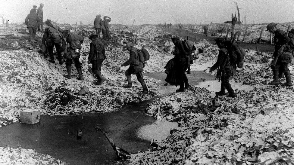 British soldiers in France during the First World War