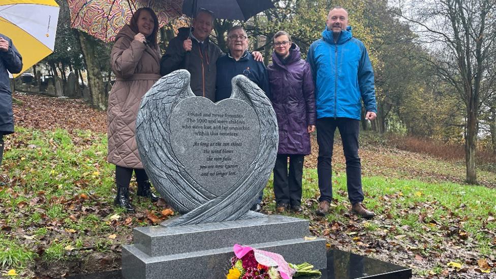 Unveiling of memorial stone