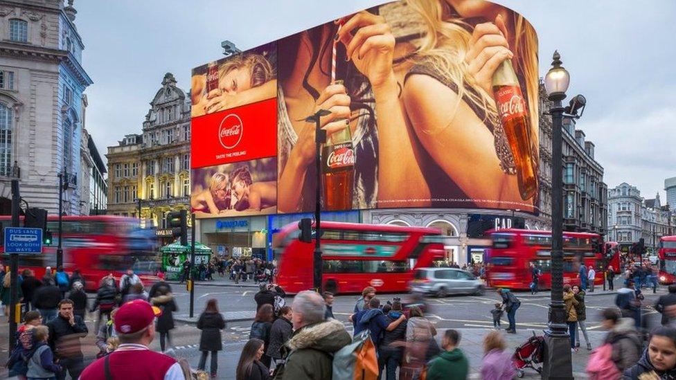 Artists impression of the new Piccadilly Circus display