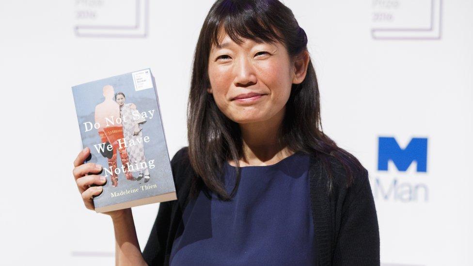 Shortlisted author Madeleine Thien attends a photocall for the 2016 Man Booker Prize for Fiction at the Royal Festival Hall on October 24, 2016 in London, England.