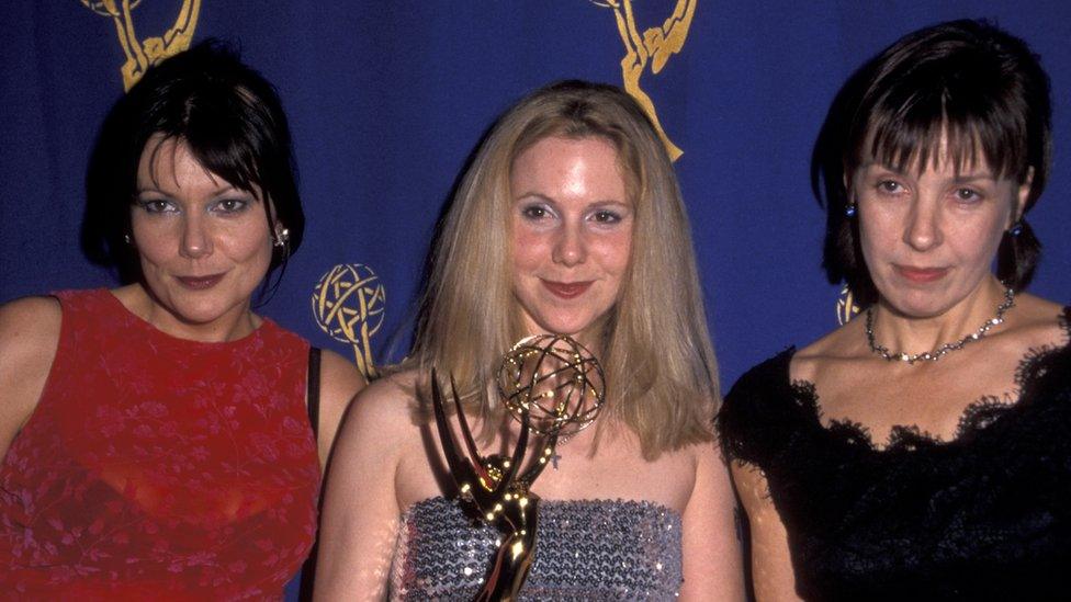 Fiona Allen, Sally Phillips and Victoria Pile