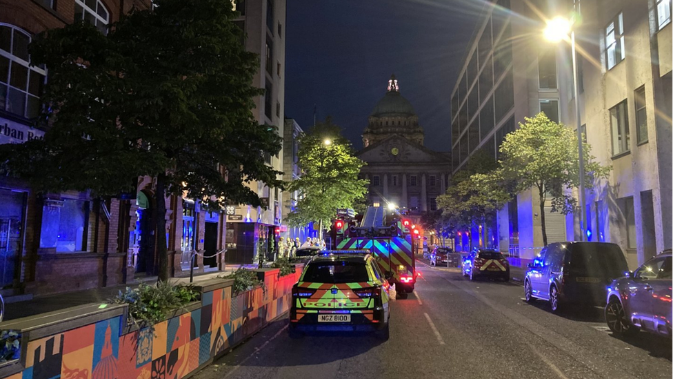 Scene in Linen Hall Street, Belfast