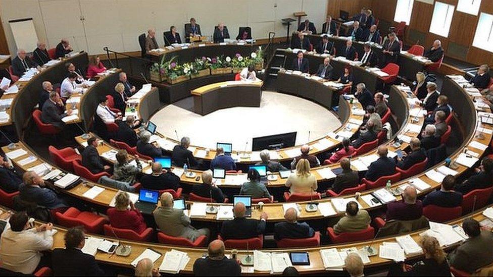 Cornwall Council chamber