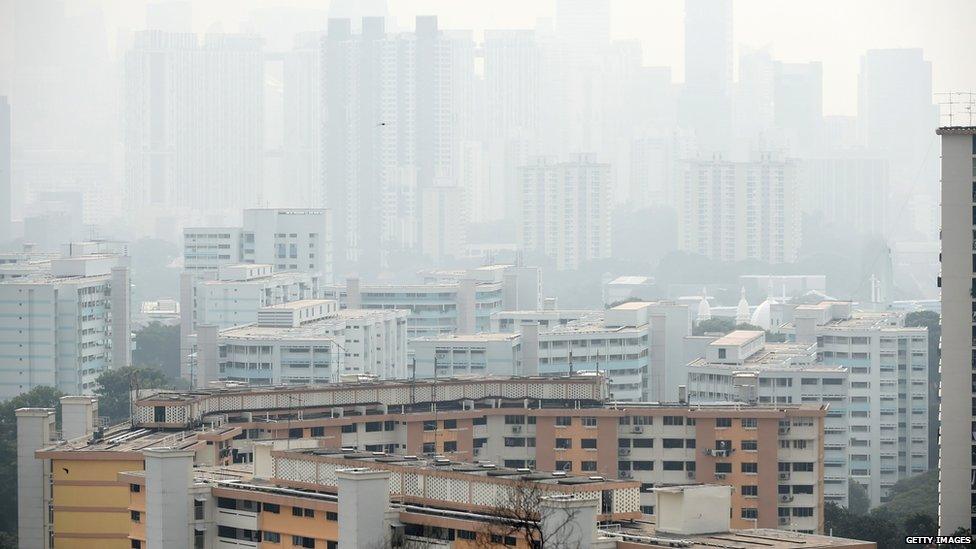 Haze in Singapore (15 Sept 2015)