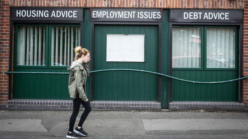 An advice centre in Bristol