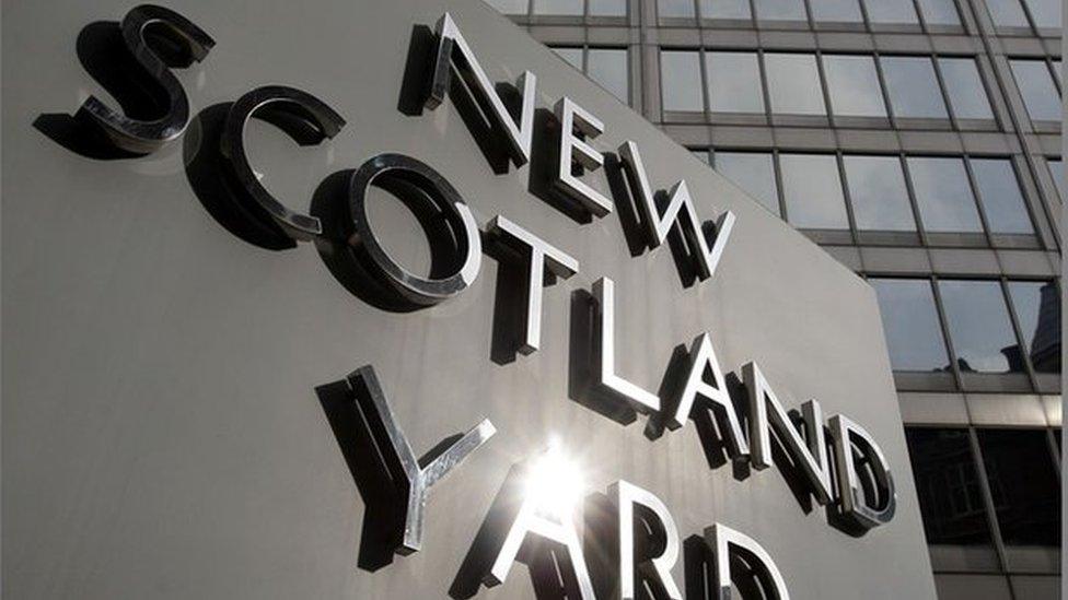 New Scotland Yard sign