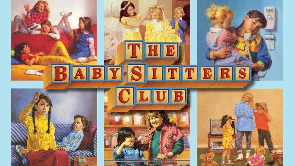 Picture showing original babysitters club