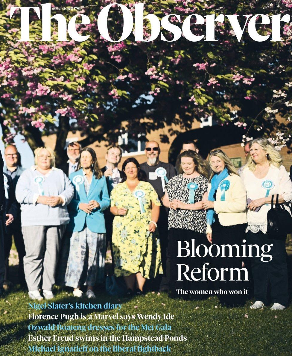 The headline in the Observer reads: Blooming Reform
