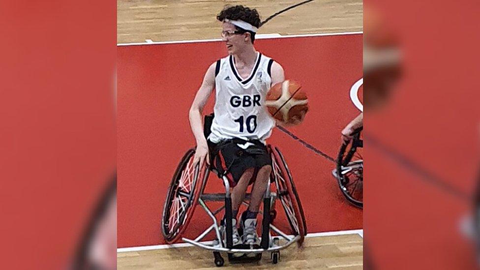 Oscar Knight playing for GB