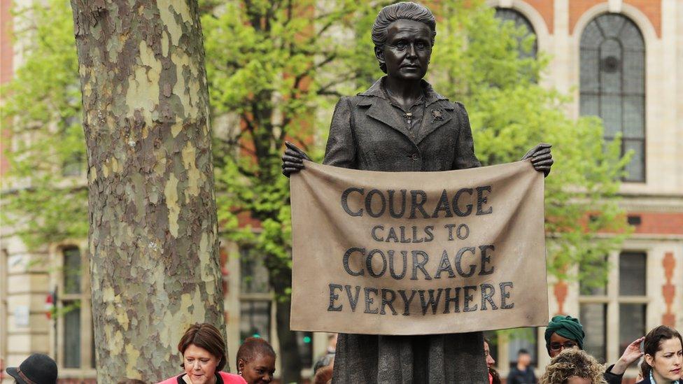 Millicent Fawcett statue