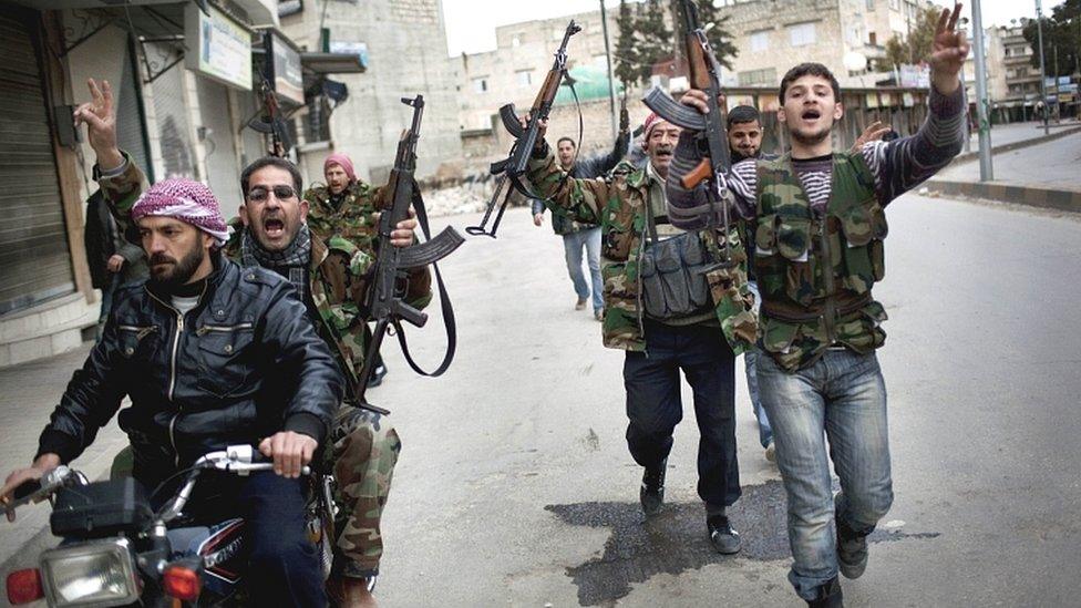 Free Syrian Army fighters