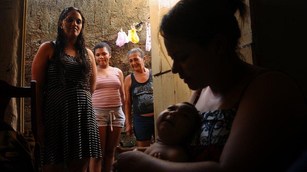 Severina Carla da Silva and Nívea Heloíse in Recife, Brazil