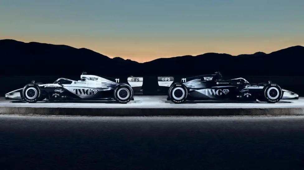 The new Cadillac F1 livery on a generic 2026 model