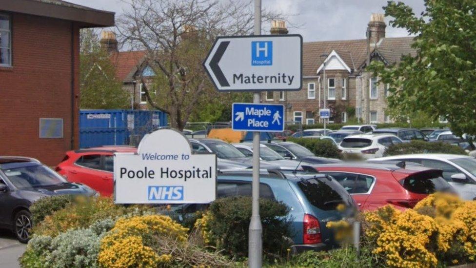 St Mary's maternity unit at Poole Hospital