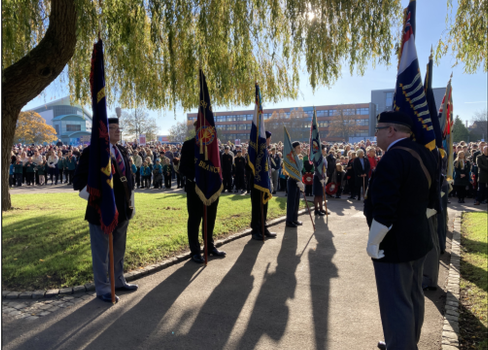 Remembrance Sunday in Wrexham