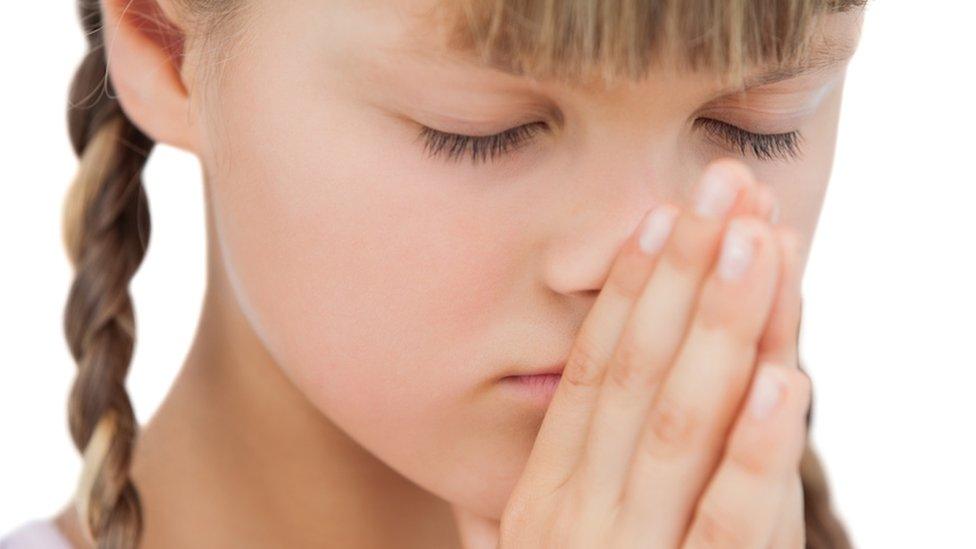 Child praying