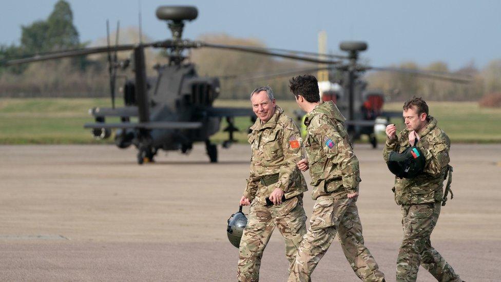 Army at Wattisham Flying Station