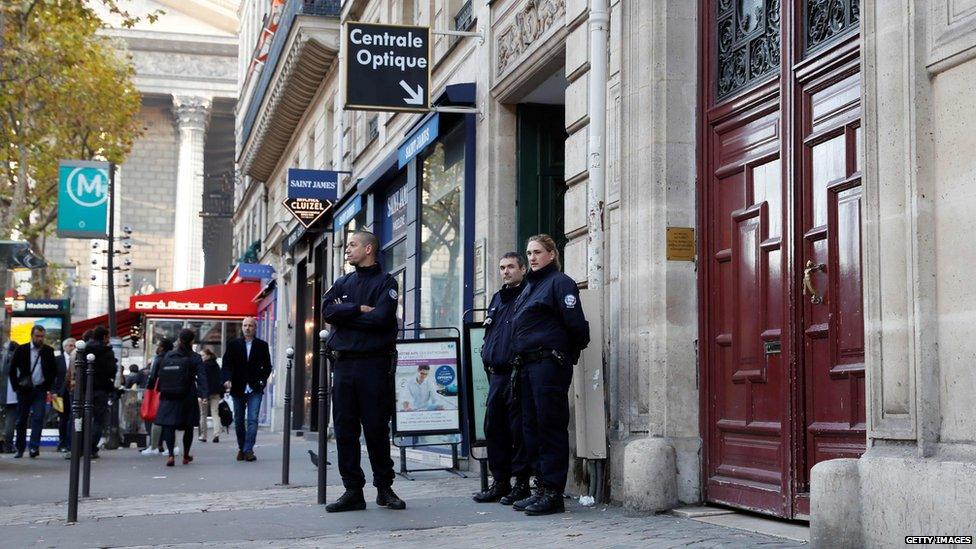 Rue Tronchet, near Madeleine, central Paris