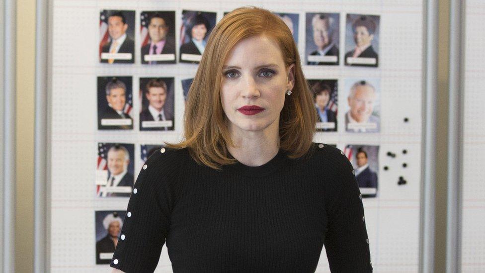 Jessica Chastain in Miss Sloane