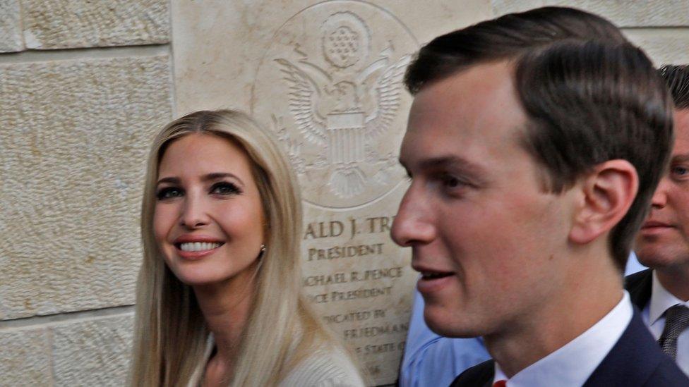 Senior White House advisors Ivanka Trump and Jared Kushner.