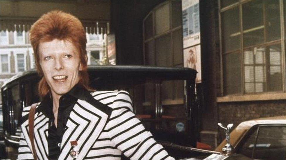 David Bowie during his Ziggy Stardust phase.