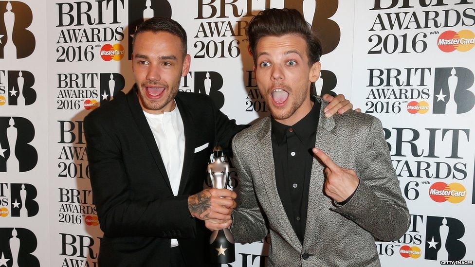 Liam Payne and Louis Tomlinson