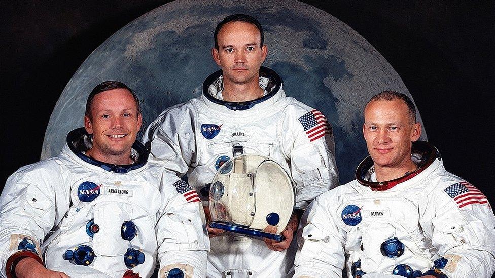 The crew of Apollo 11