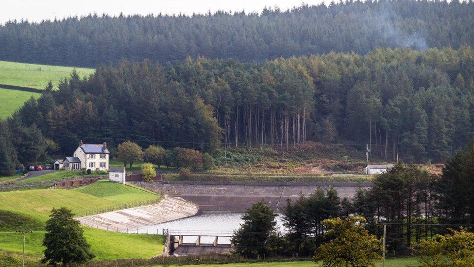 Elslack Reservoir near Skipton