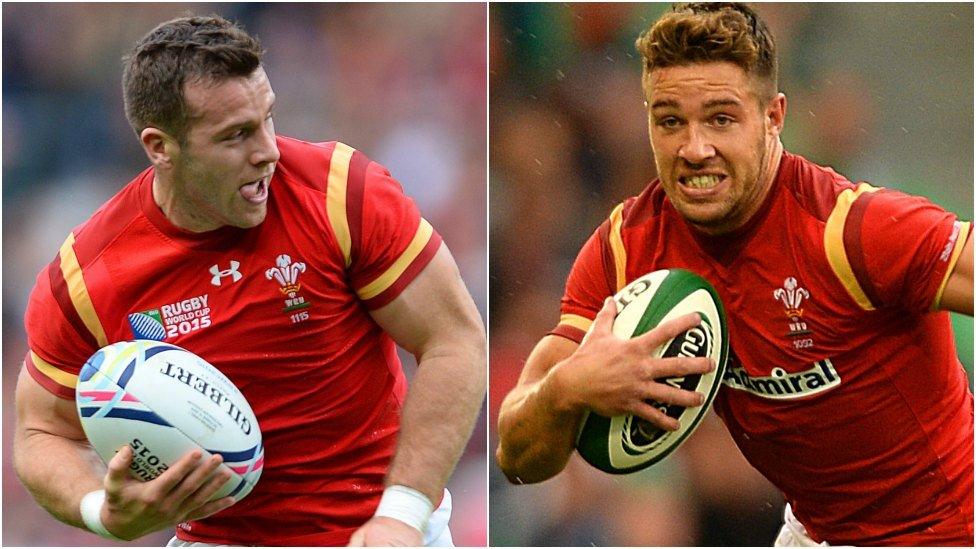 Gareth Davies and Rhys Webb