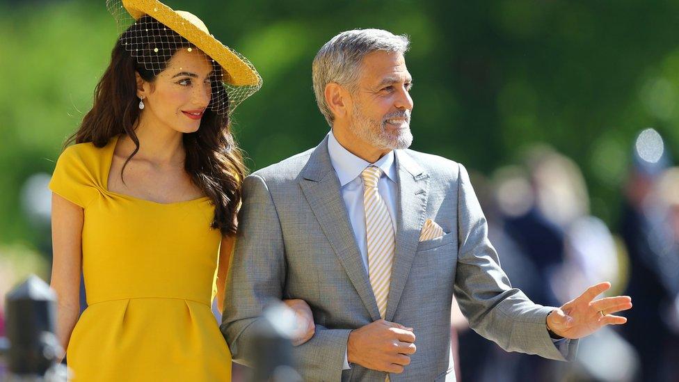 Amal and George Clooney