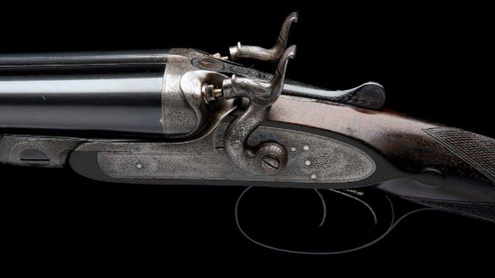 Gun belonging to Lady Meux