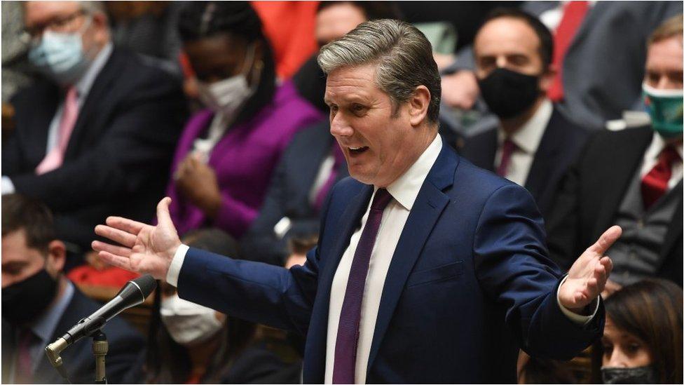 Sir Keir Starmer in Parliament