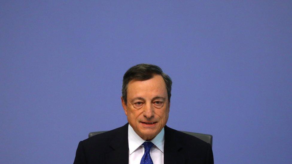 ECB president Mario Draghi