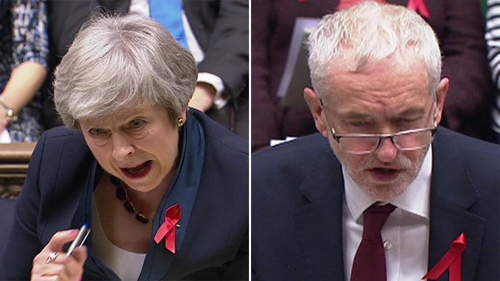 Theresa May and Jeremy Corbyn