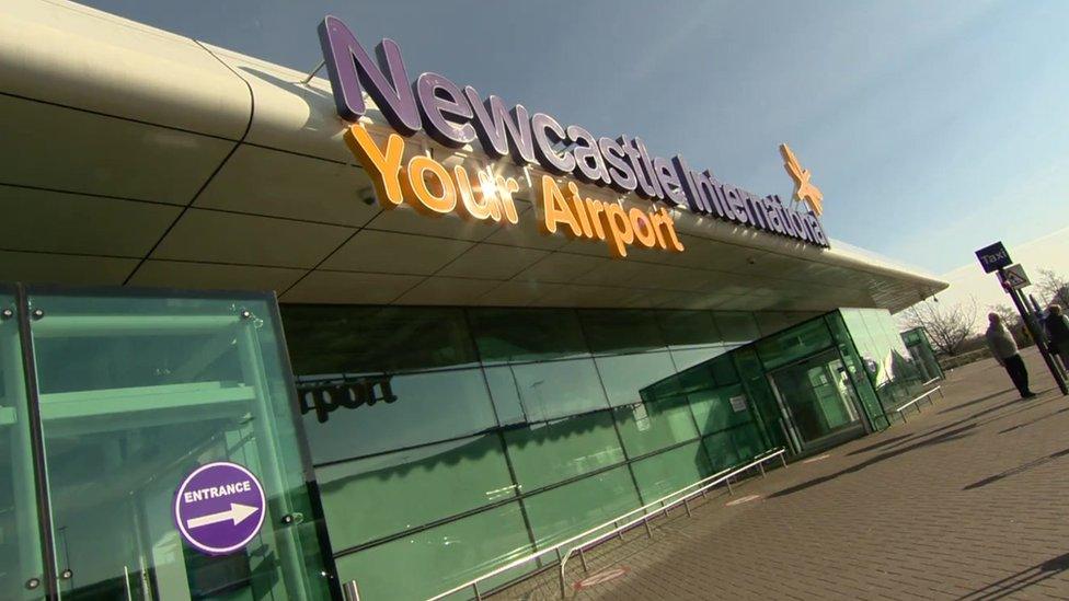 Newcastle Airport exterior