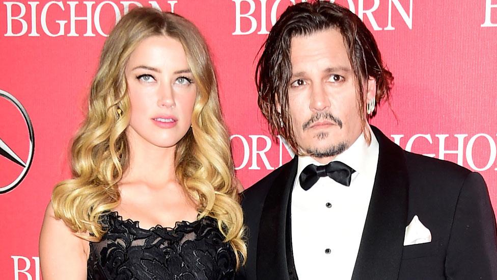 Johnny Depp and Amber Heard in January 2016