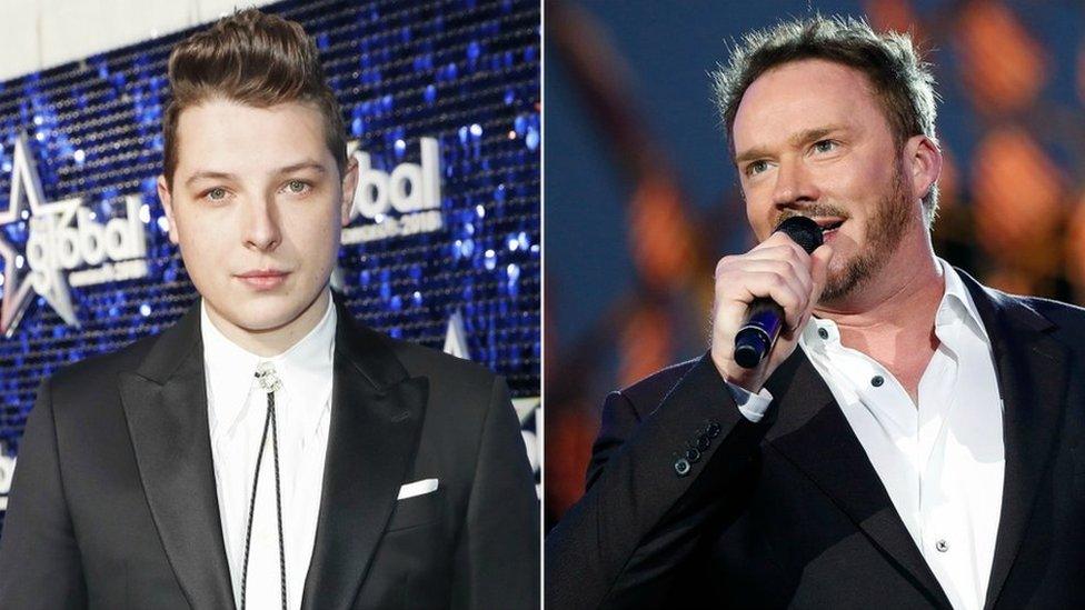 John Newman and Russell Watson