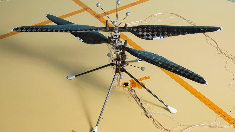 Mars-copter prototype