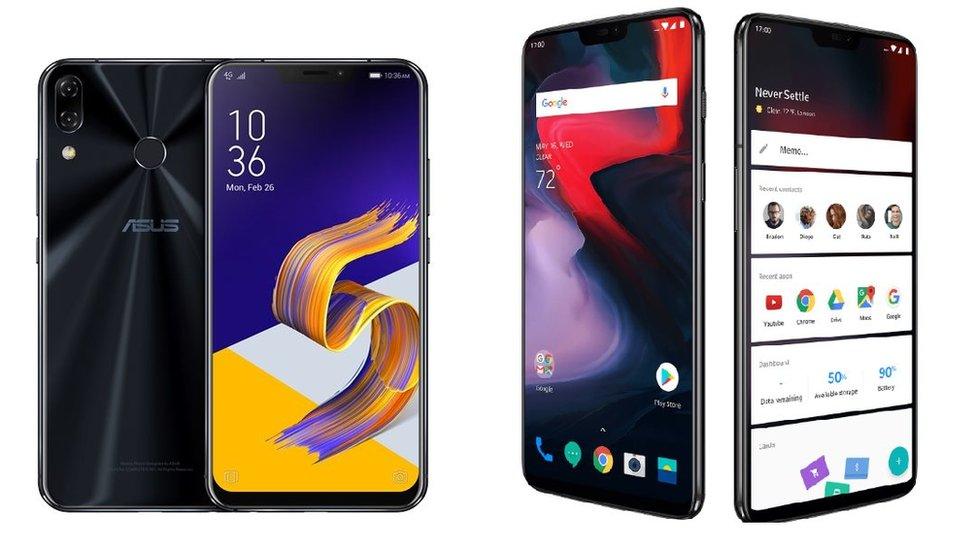 Asus ZenFone 5Z and OnePlus 6