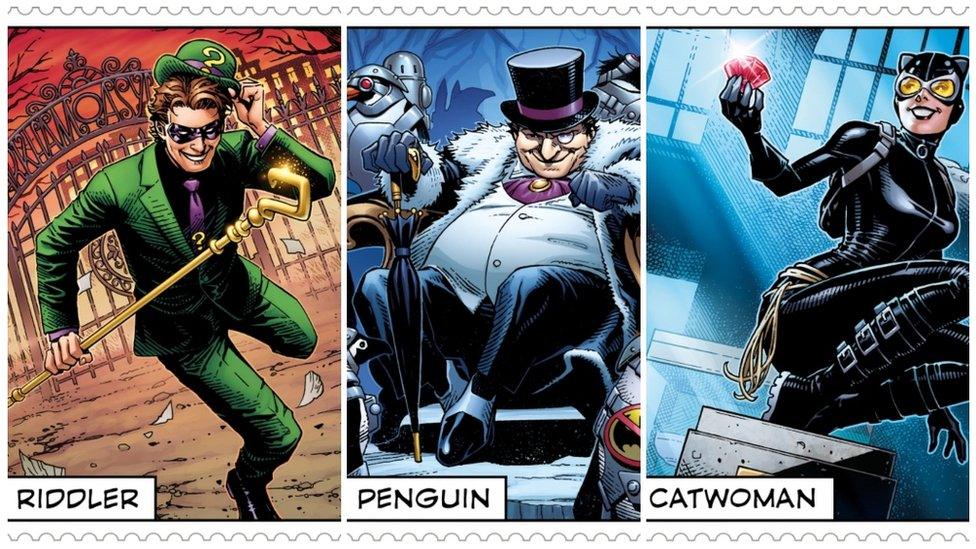 Riddler, Penguin and Catwoman