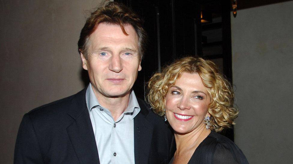 Liam Neeson with Natasha Richardson in 2008