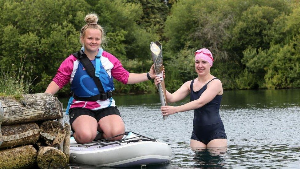 Baton at Taplow lake