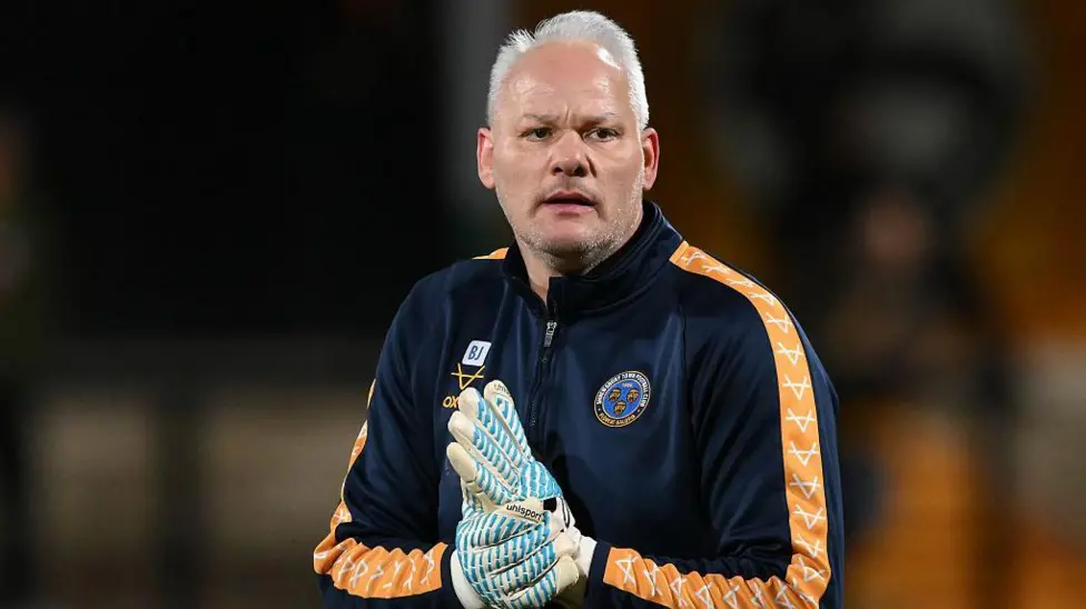 Goalkeeping coach Brian Jensen departs League Two club Shrewsbury Town